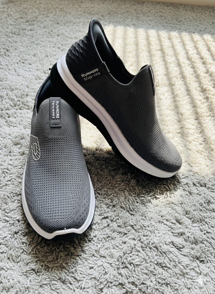 Premium Mesh Slip-On Walking Shoes | Lightweight & Comfortable