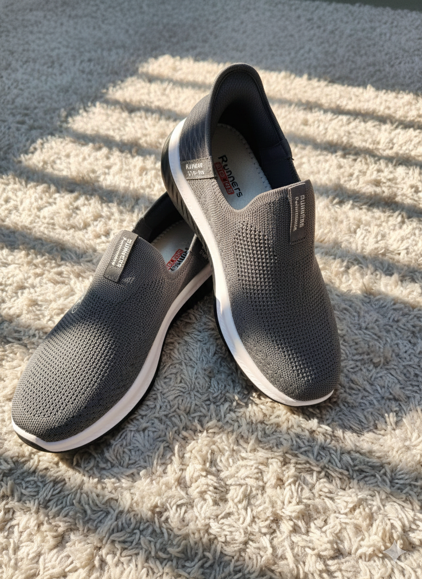 Premium Mesh Slip-On Walking Shoes | Lightweight & Comfortable