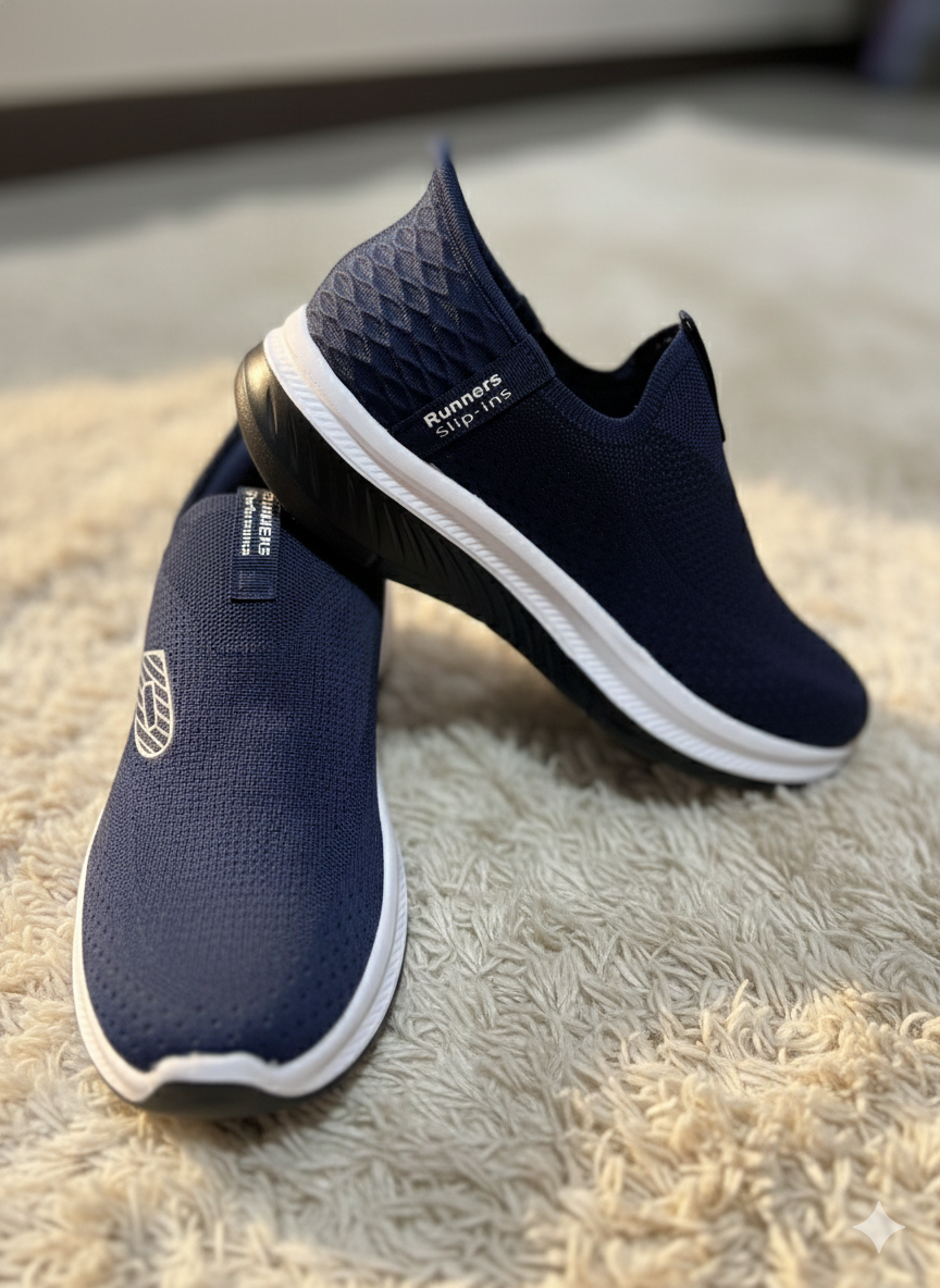 Premium Mesh Slip-On Walking Shoes | Lightweight & Comfortable